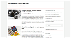 Desktop Screenshot of independentsbiennial.org