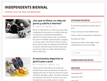 Tablet Screenshot of independentsbiennial.org